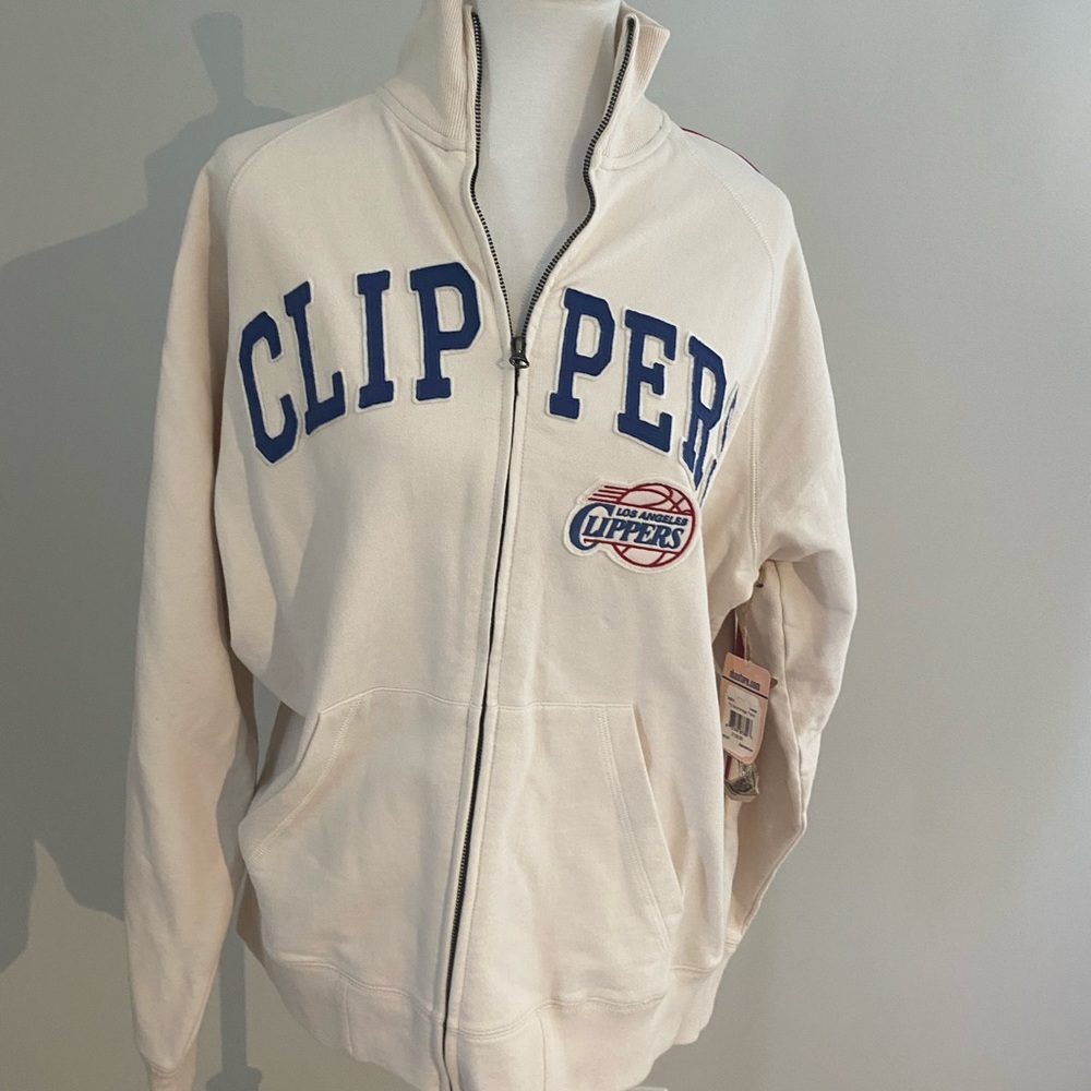 NWT Vintage Clippers 47 Brand zip up sweatshirt